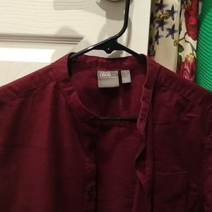 ASOS Mandarin Collar Short Sleeve